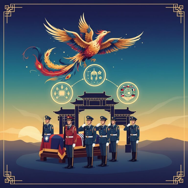 軍禮葬的文化意義：從儀式看社會對軍人尊重與價值觀的反映