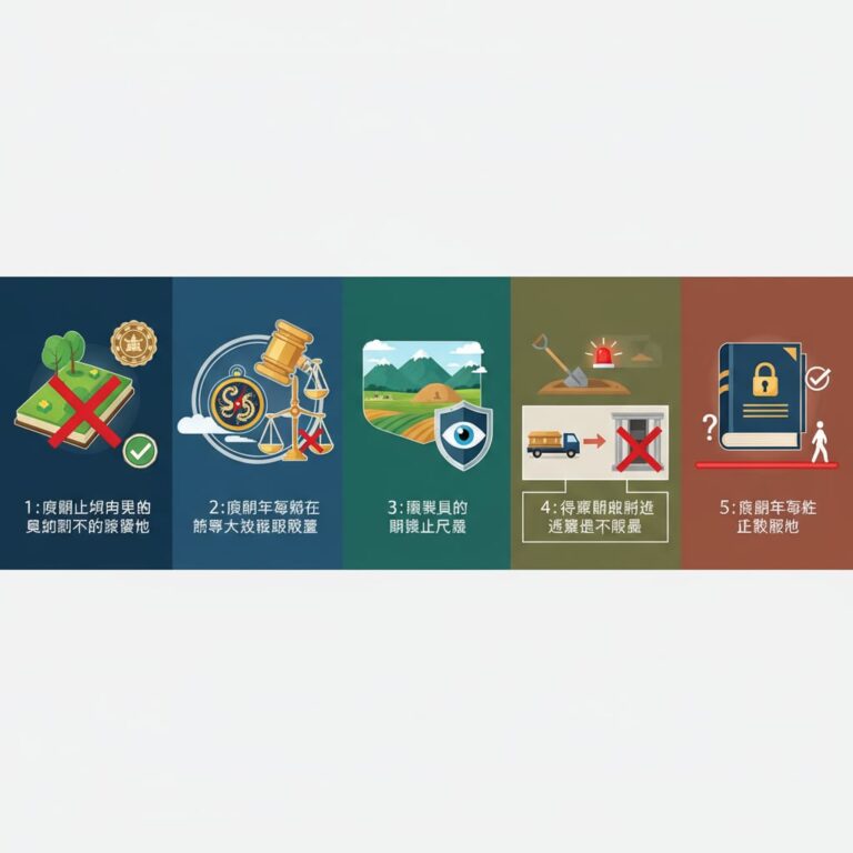 土葬規定五大誤解與真實案例分享，避免觸法風險與高額罰鍰