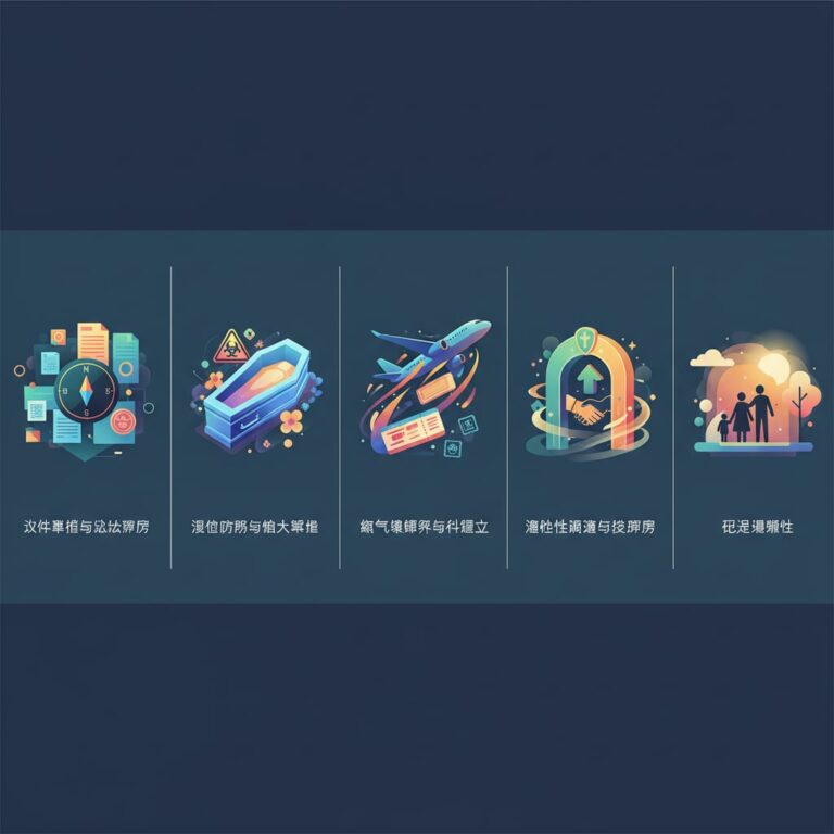 跨國遺體運送五大步驟:從文件準備到抵達目的地的完整流程